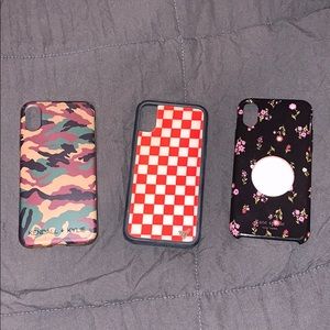 Three IPhone X Cases